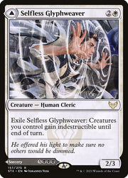 Selfless Glyphweaver // Deadly Vanity front