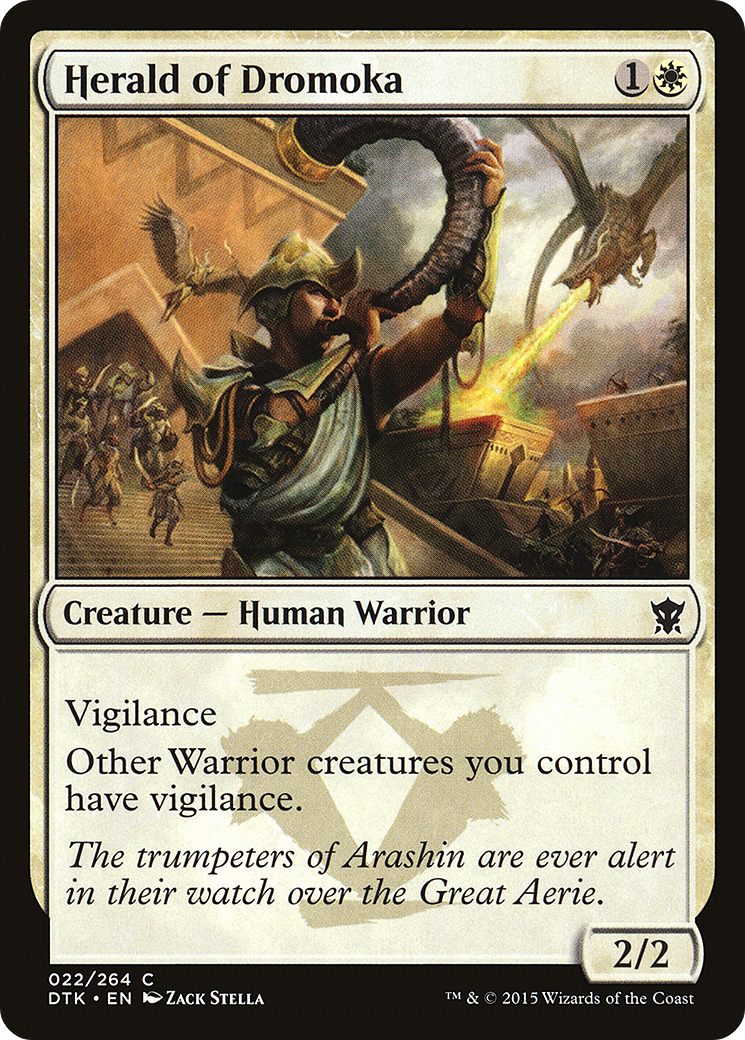 Herald of Dromoka (DTK) 22 - WZRD TCG
