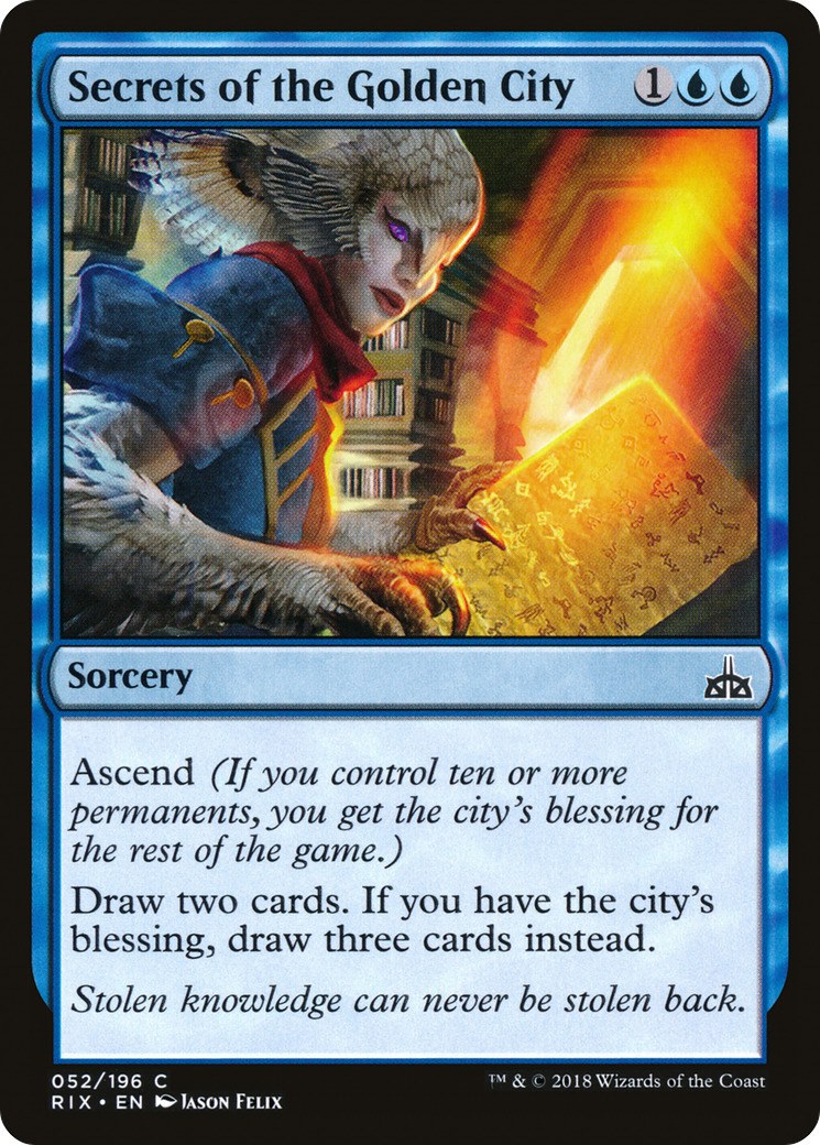 Secrets of the Golden City (RIX) 52 - WZRD TCG
