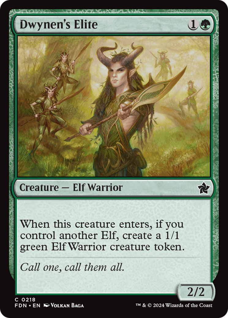 Dwynen's Elite (FDN) 218 - WZRD TCG