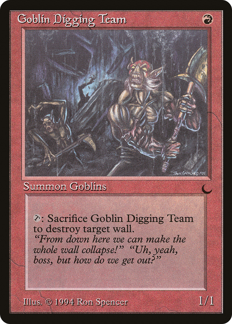 Goblin Digging Team (DRK) 65 - WZRD TCG