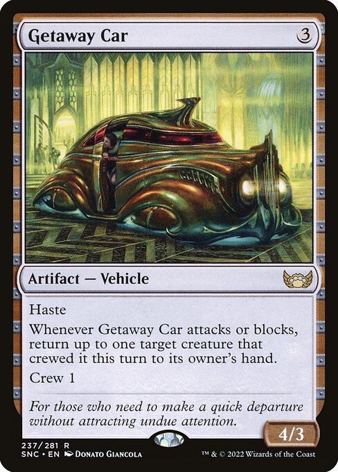 Getaway Car front