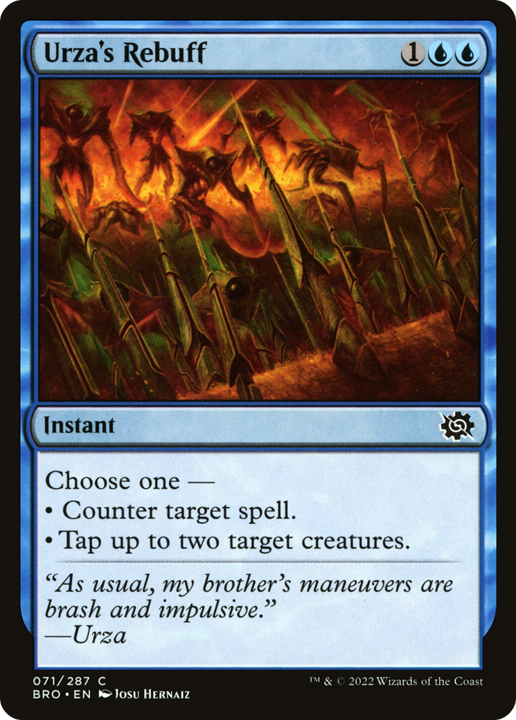 Urza's Rebuff (BRO) 71 - WZRD TCG