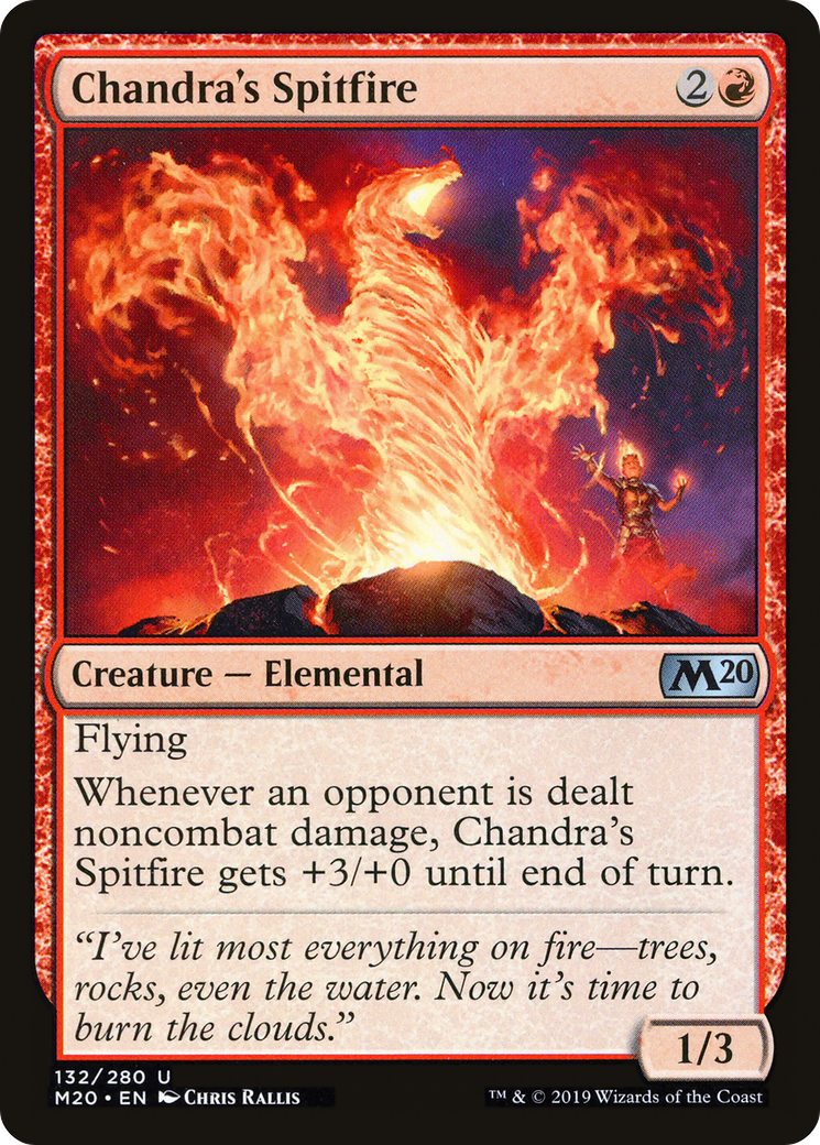 Chandra's Spitfire (M20) 132 - WZRD TCG