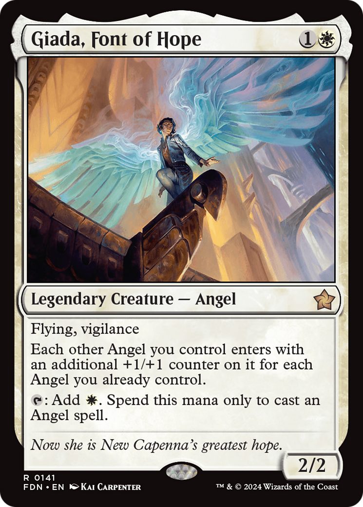 Giada, Font of Hope (FDN) 141 - WZRD TCG