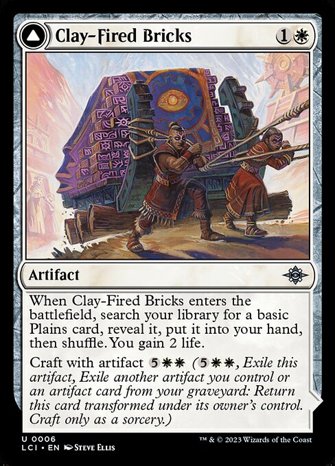 Clay-Fired Bricks // Cosmium Kiln (The Lost Caverns of Ixalan 6) - WZRD TCG