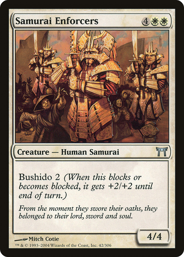 Samurai Enforcers (CHK) 42 - WZRD TCG