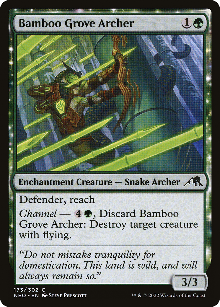 Bamboo Grove Archer (NEO) 173 - WZRD TCG