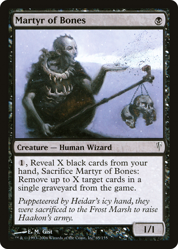 Martyr of Bones (CSP) 65 - WZRD TCG