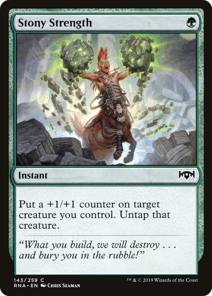 Stony Strength (RNA) 143 - WZRD TCG