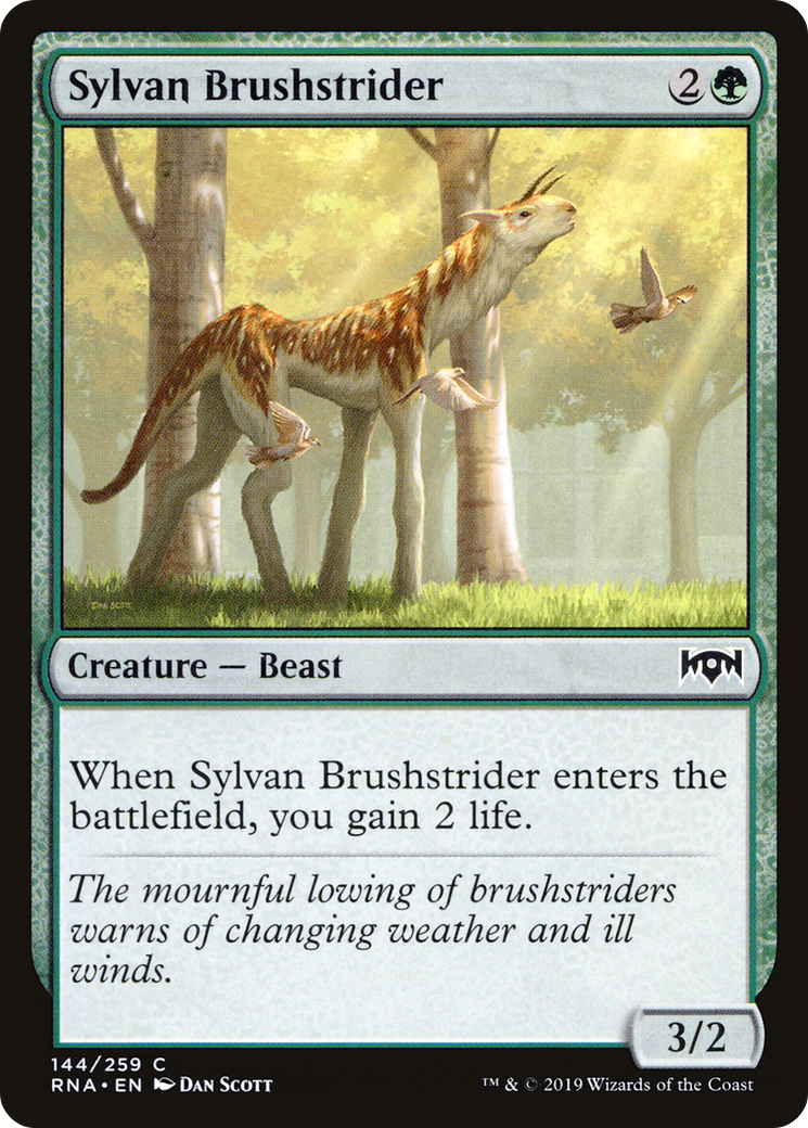 Sylvan Brushstrider (RNA) 144 - WZRD TCG