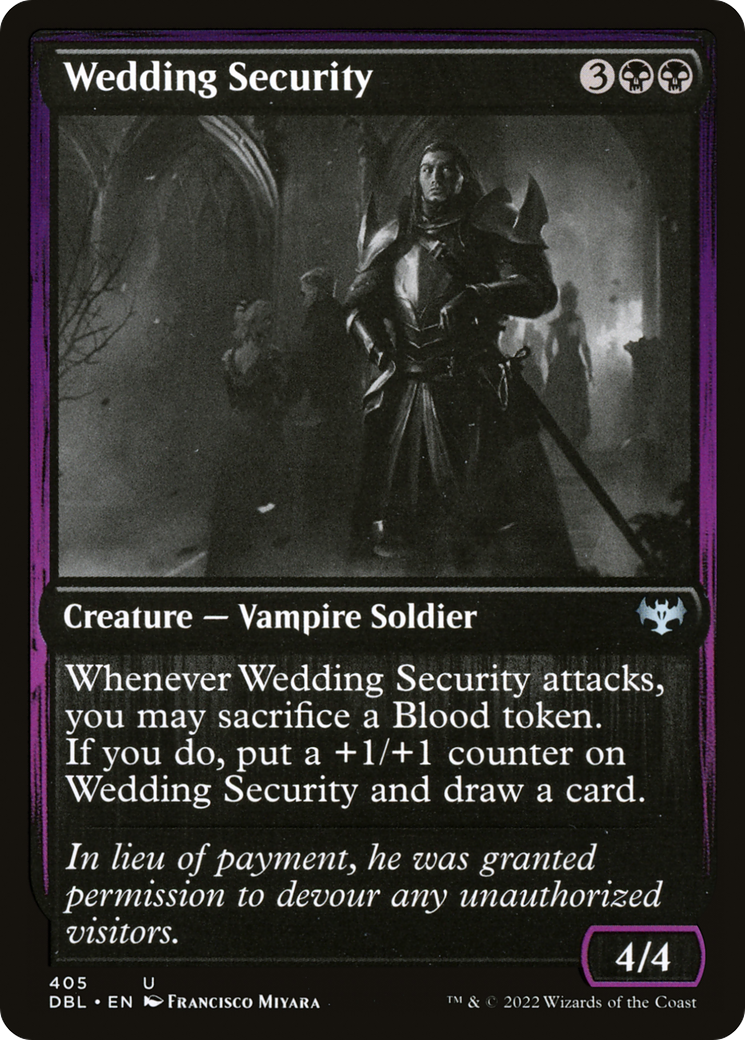 Wedding Security (DBL) 405 - WZRD TCG