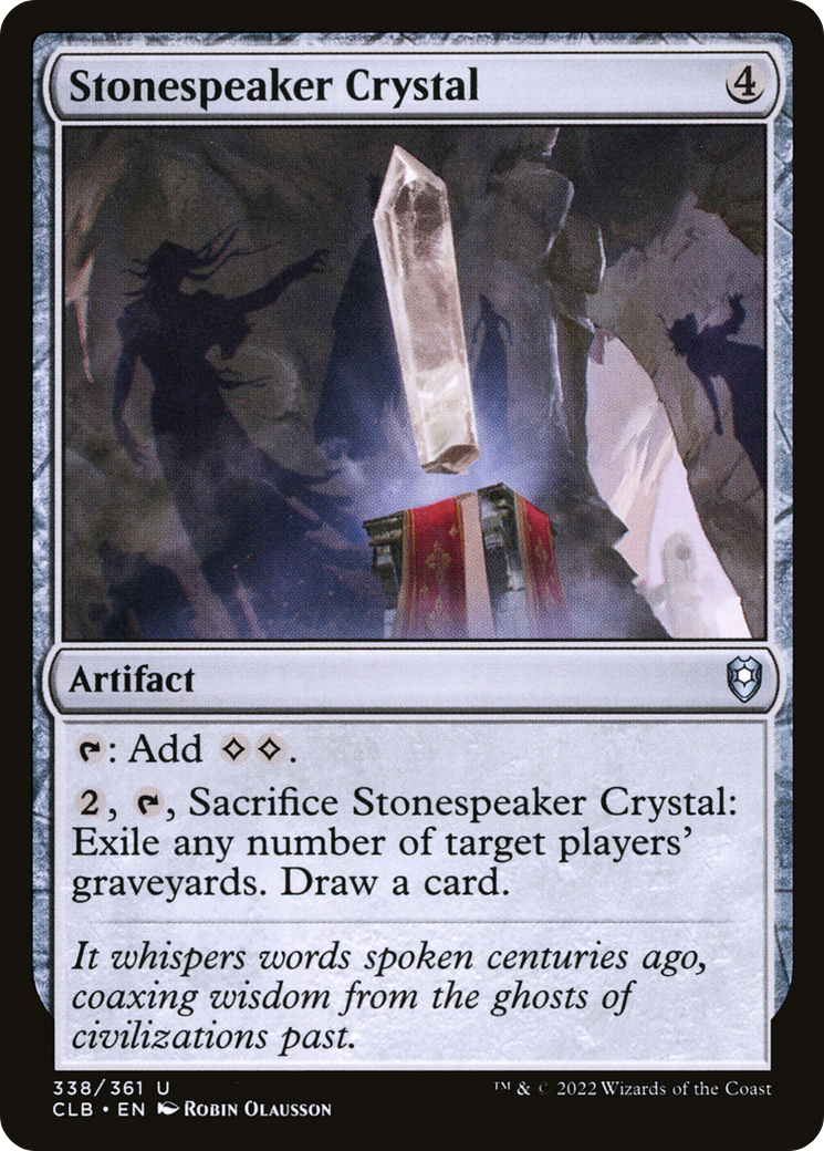 Stonespeaker Crystal (CLB) 338