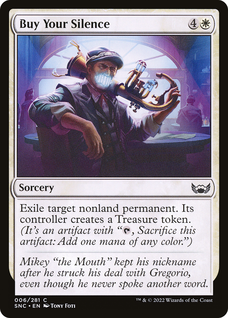Buy Your Silence (SNC) 6 - WZRD TCG