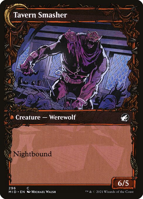Tavern Ruffian // Tavern Smasher (Innistrad: Midnight Hunt 296) - WZRD TCG