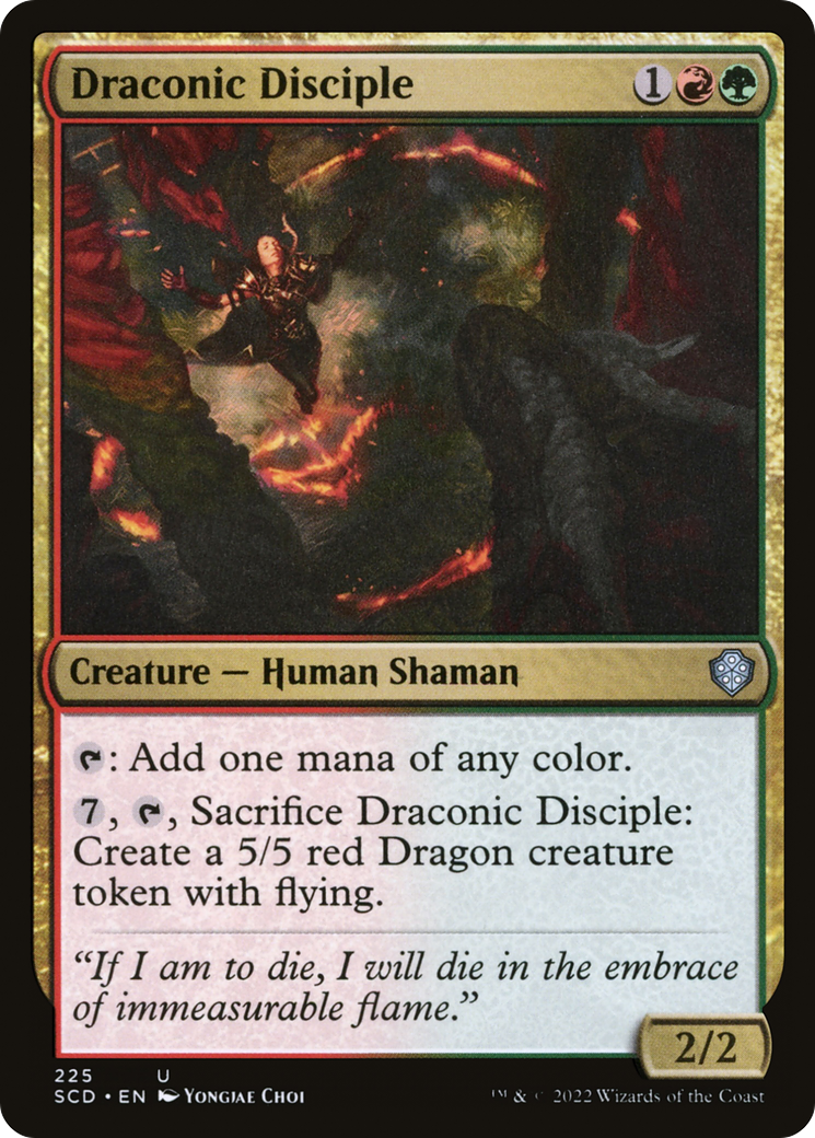 Draconic Disciple (SCD) 225 - WZRD TCG