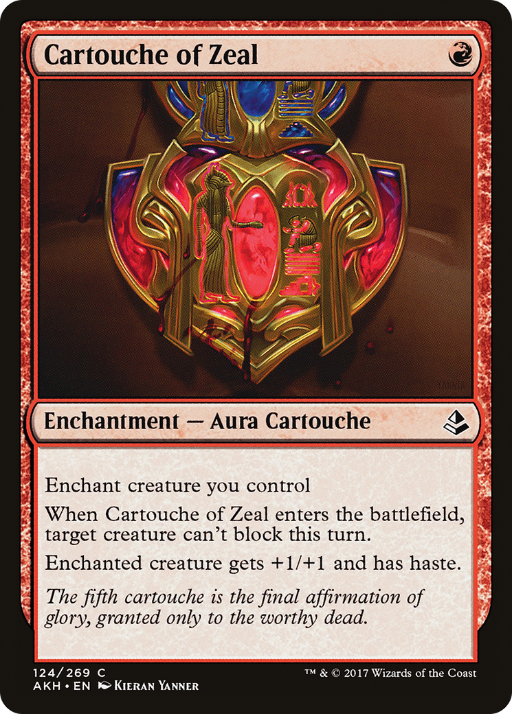 Cartouche of Zeal (AKH) 124 - WZRD TCG