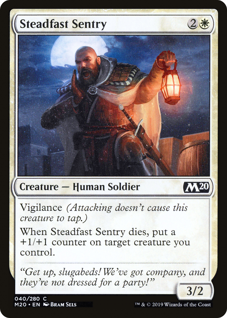 Steadfast Sentry (M20) 40 - WZRD TCG