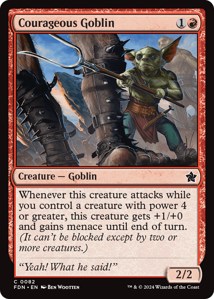 Courageous Goblin (FDN) 82