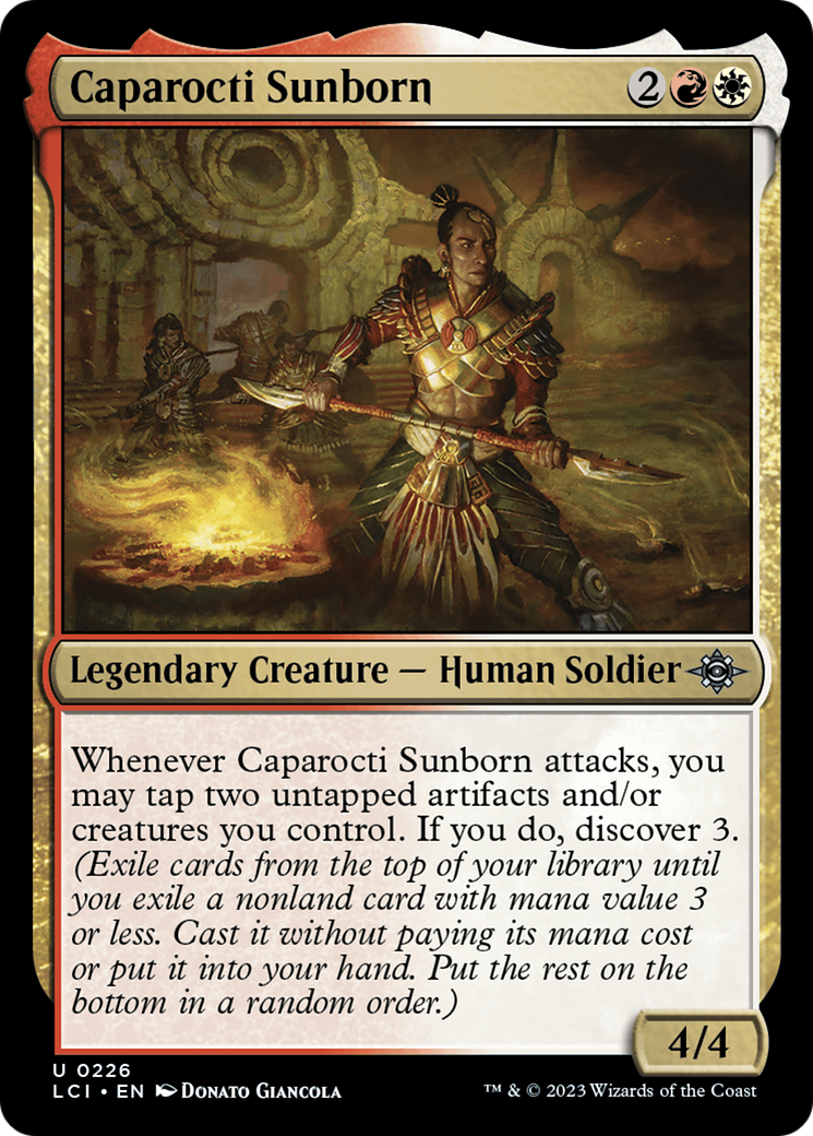 Caparocti Sunborn (LCI) 226 - WZRD TCG