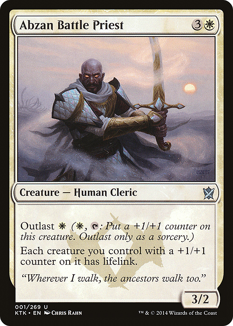 Abzan Battle Priest (KTK) 1 - WZRD TCG