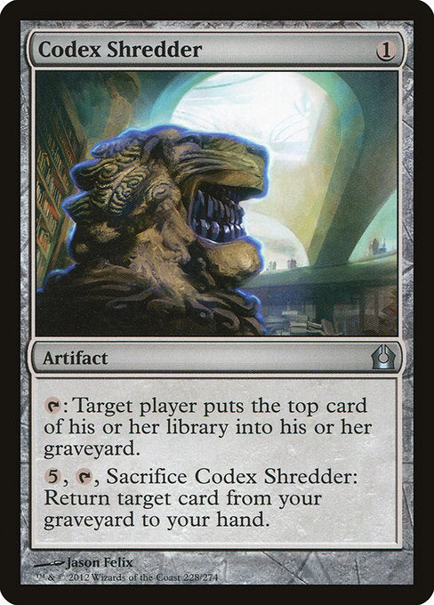 Codex Shredder front
