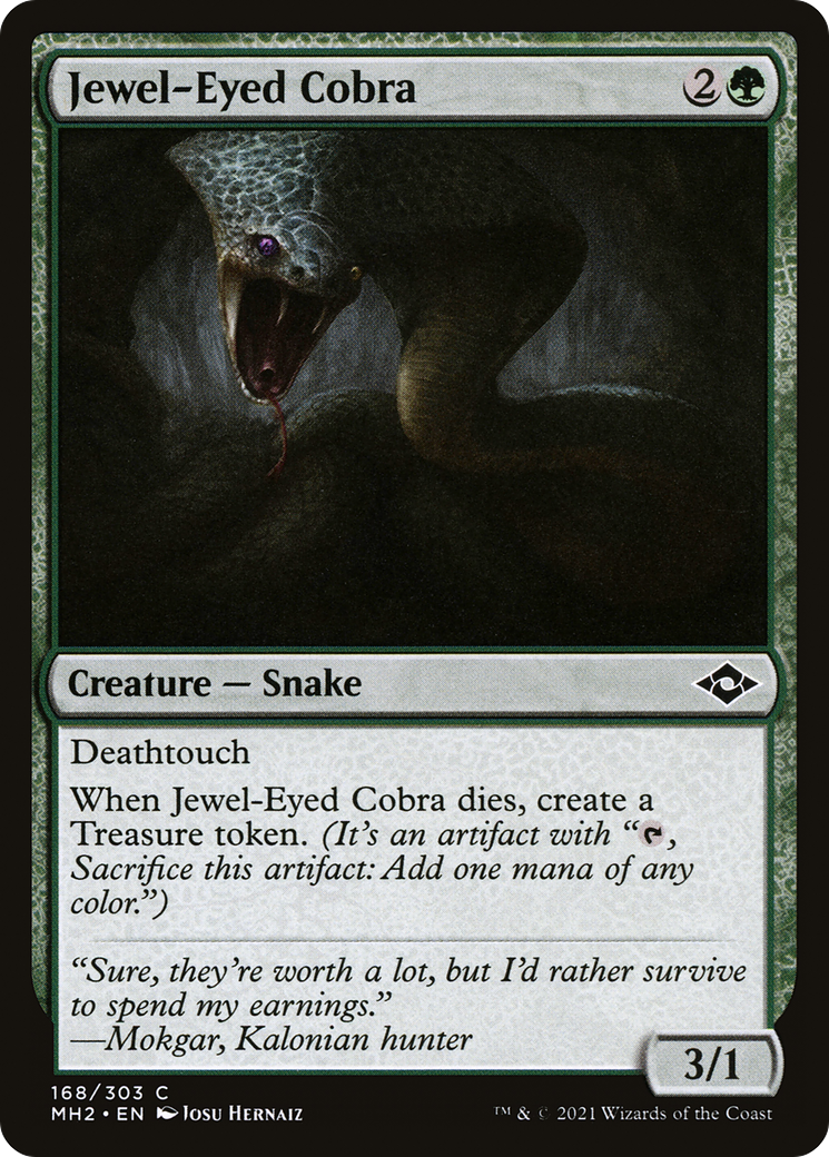 Jewel-Eyed Cobra (MH2) 168 - WZRD TCG