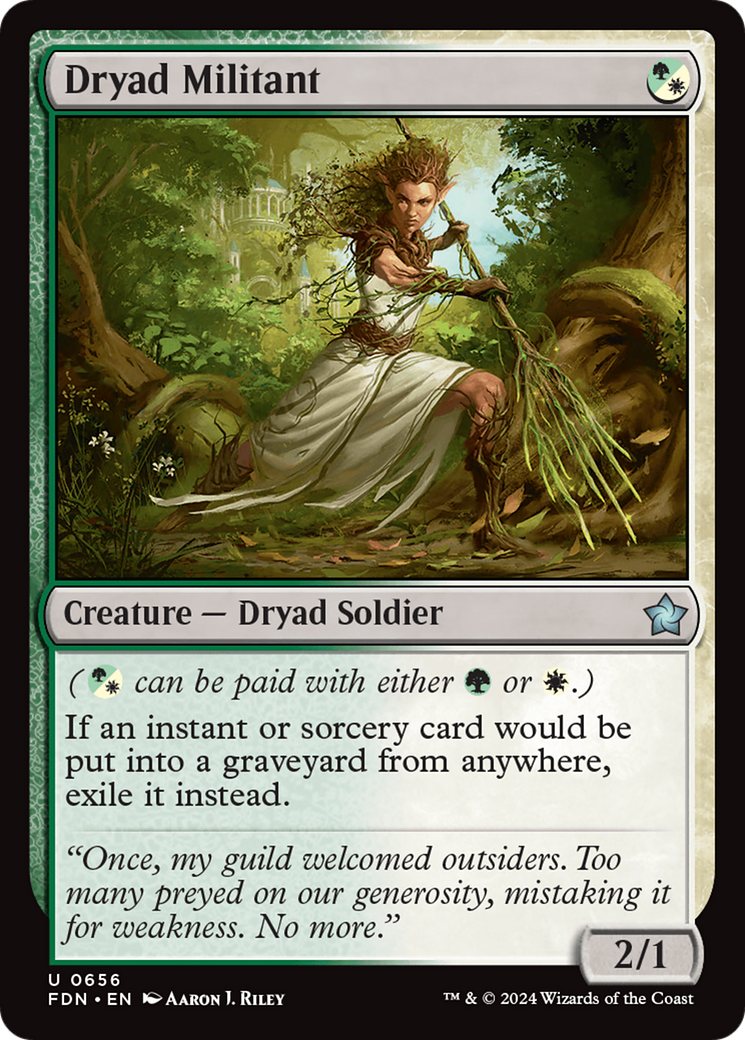 Dryad Militant (FDN) 656 - WZRD TCG