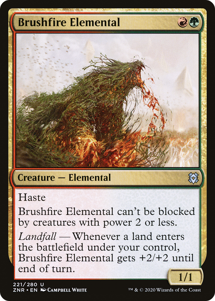 Brushfire Elemental (ZNR) 221