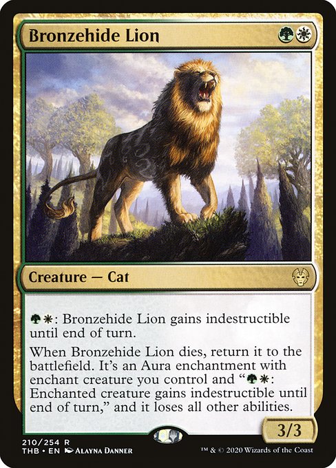 Bronzehide Lion front