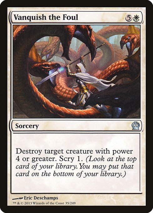 Vanquish the Foul front