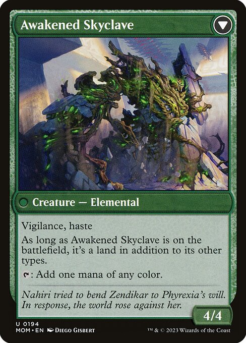 Invasion of Zendikar // Awakened Skyclave (Back)