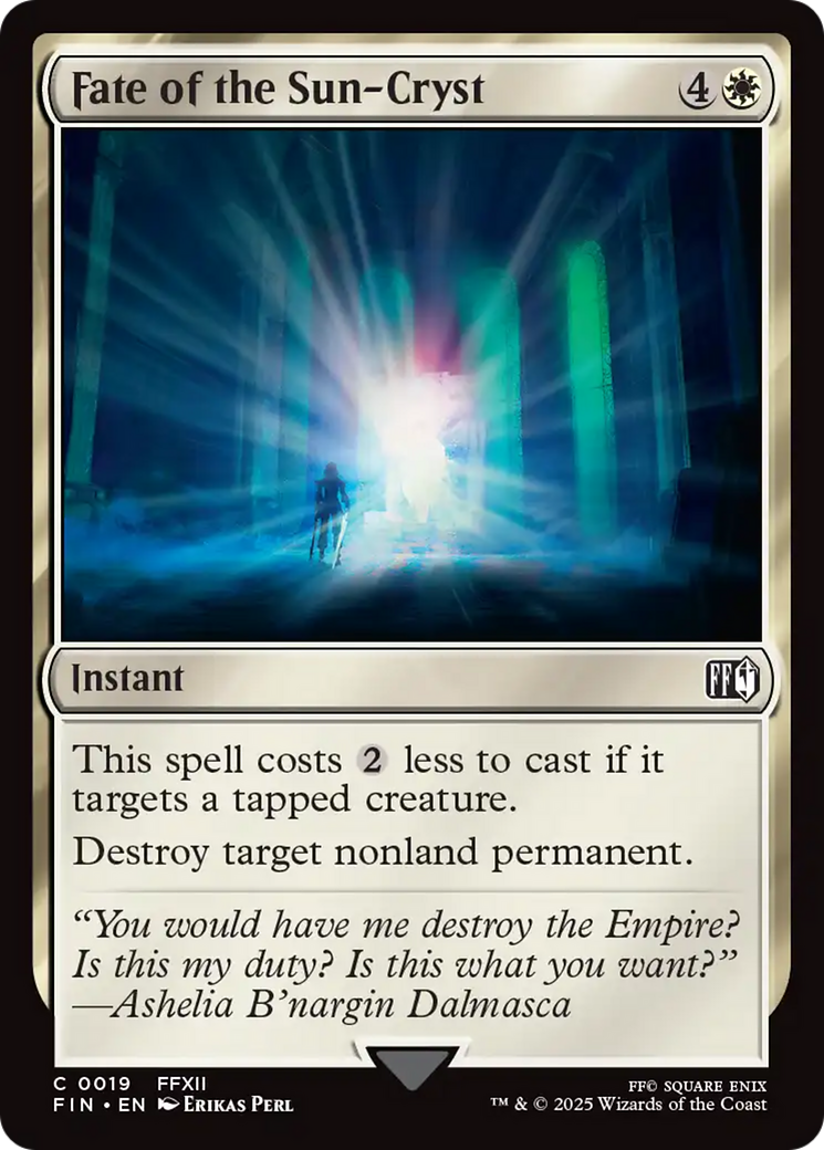 Fate of the Sun-Cryst (FIN) 19