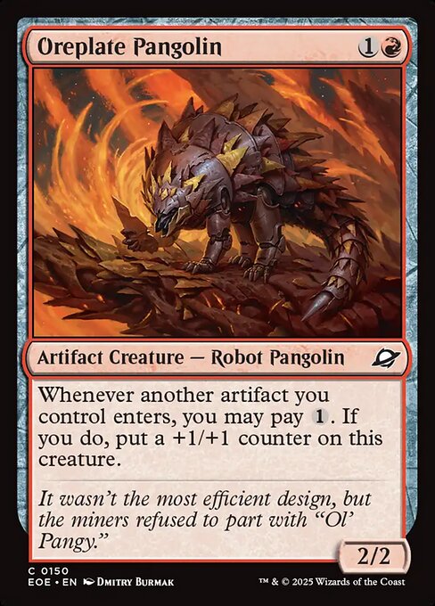 Oreplate Pangolin front