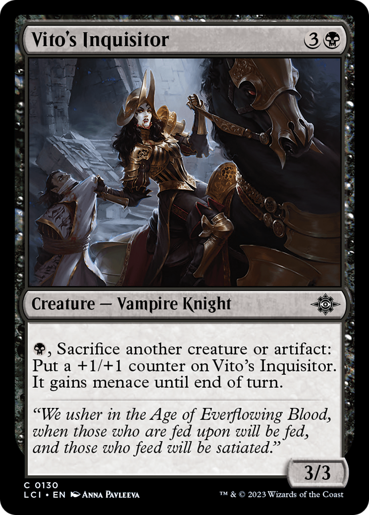 Vito's Inquisitor (LCI) 130 - WZRD TCG