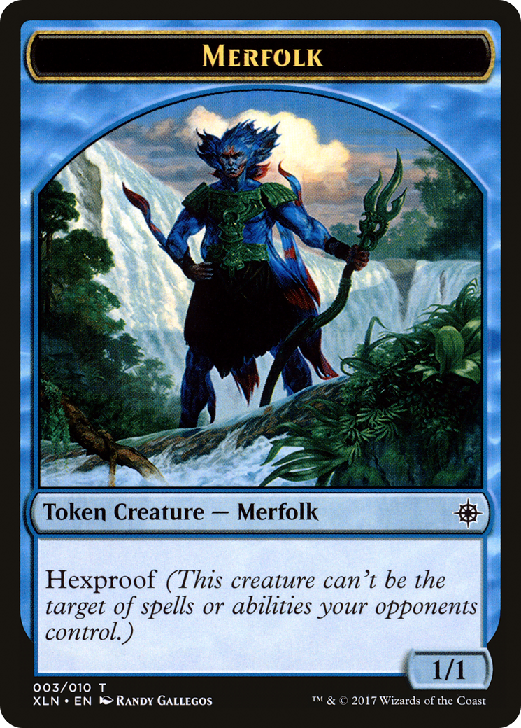 Merfolk Token (TXLN) 3 - WZRD TCG