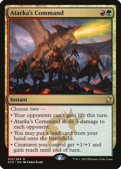 Atarka's Command front