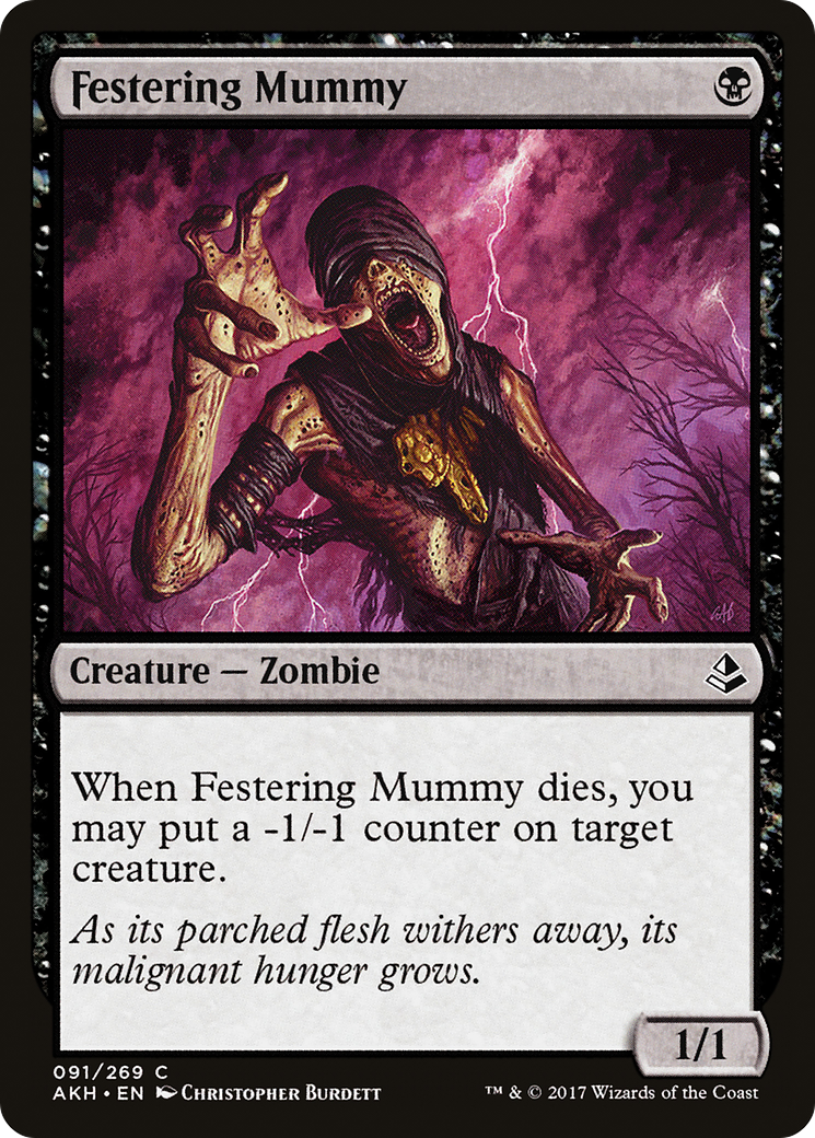 Festering Mummy (AKH) 91 - WZRD TCG