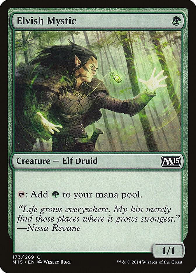 Elvish Mystic,, 173, Near Mint, Foil