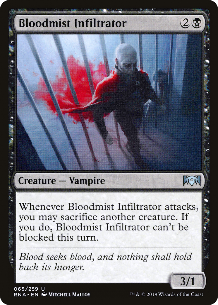 Bloodmist Infiltrator (RNA) 65 - WZRD TCG