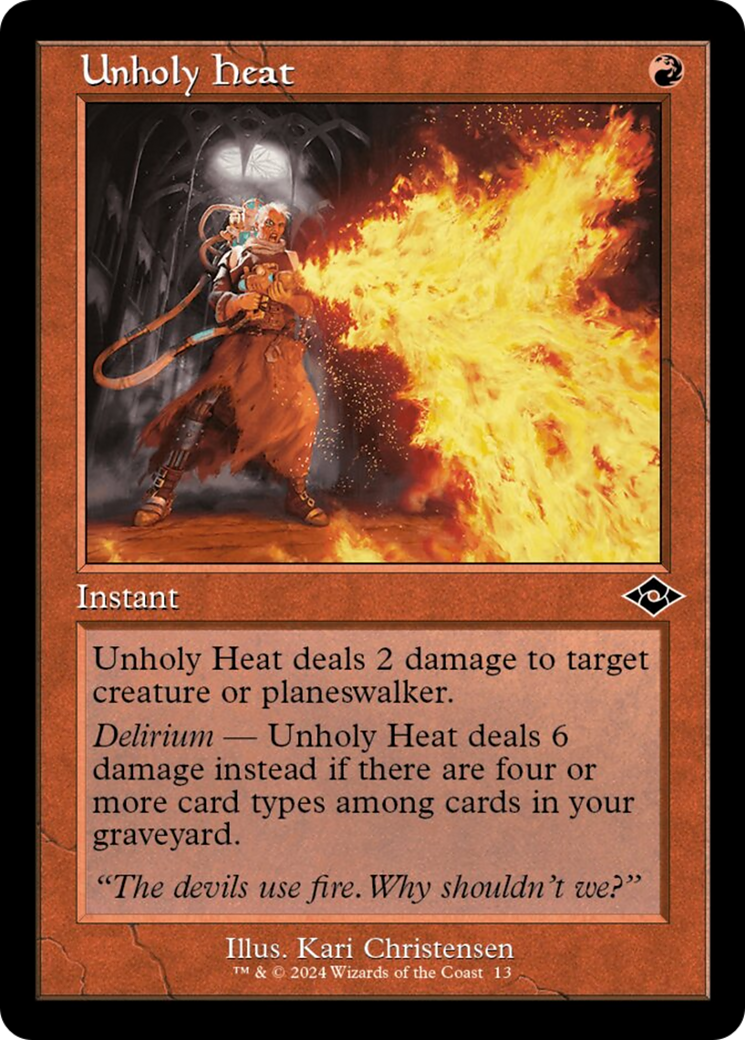 Unholy Heat (H2R) 13 - WZRD TCG