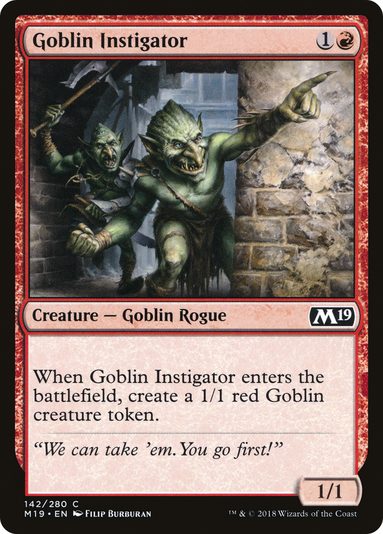 Goblin Instigator (M19) 142