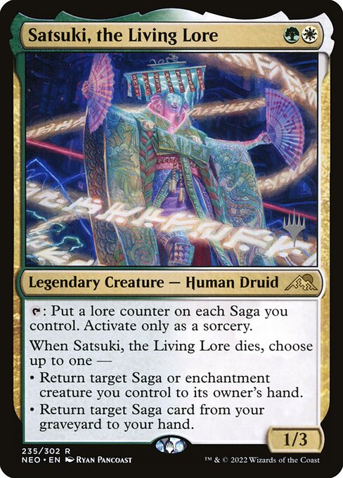 Satsuki, the Living Lore front