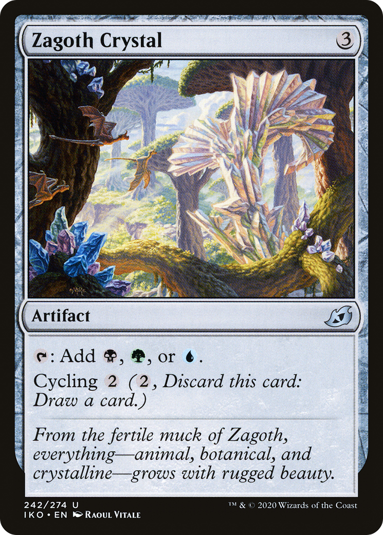 Zagoth Crystal (IKO) 242 - WZRD TCG