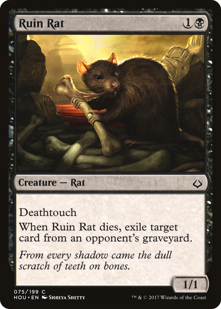 Ruin Rat (HOU) 75 - WZRD TCG