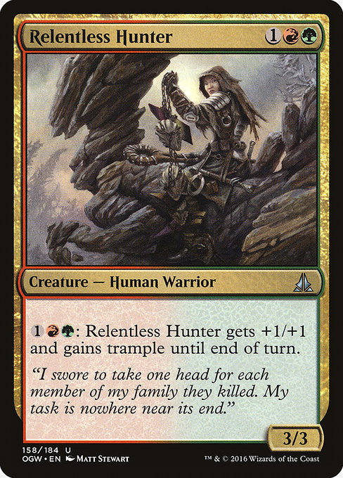 Relentless Hunter front