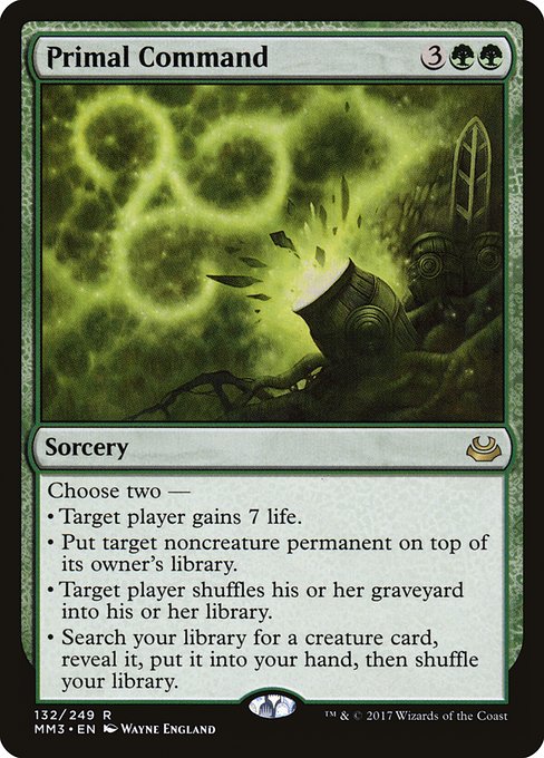 Primal Command front
