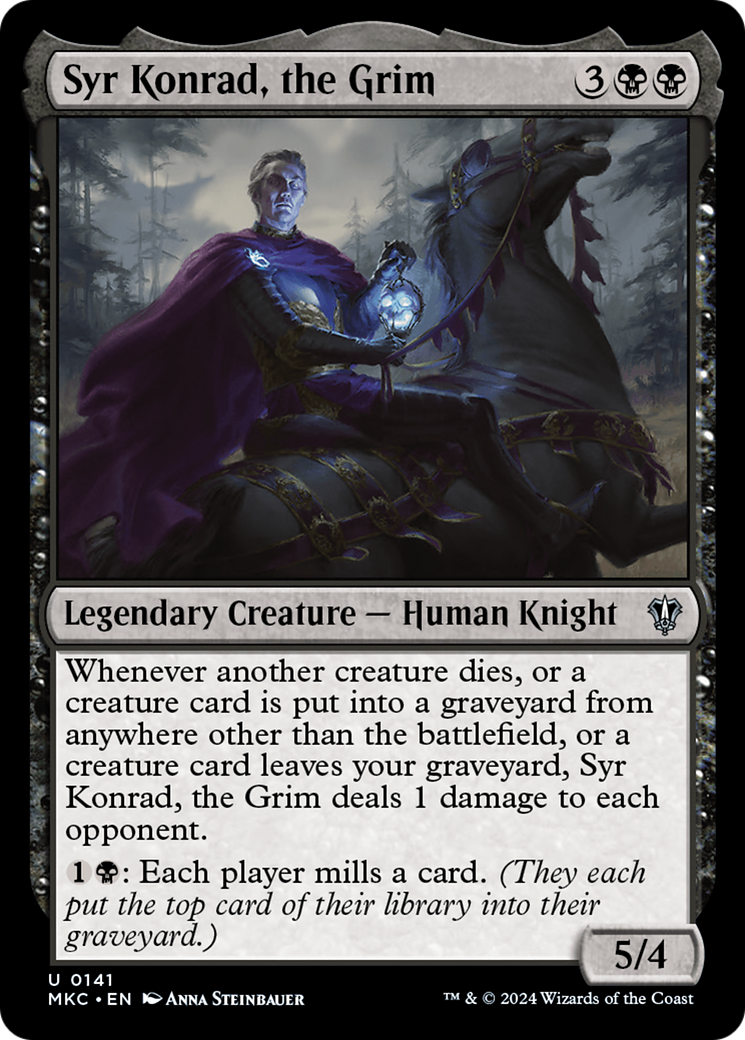 Syr Konrad, the Grim (MKC) 141 - WZRD TCG