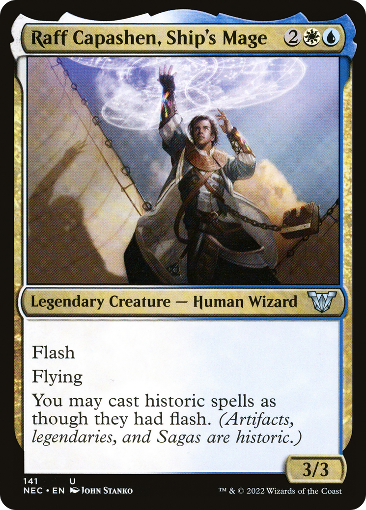 Raff Capashen, Ship's Mage (NEC) 141 - WZRD TCG