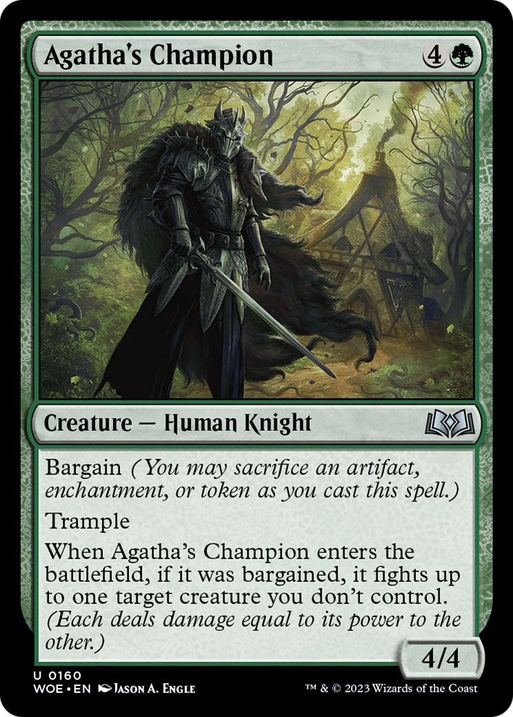 Agatha's Champion (WOE) 160 - WZRD TCG